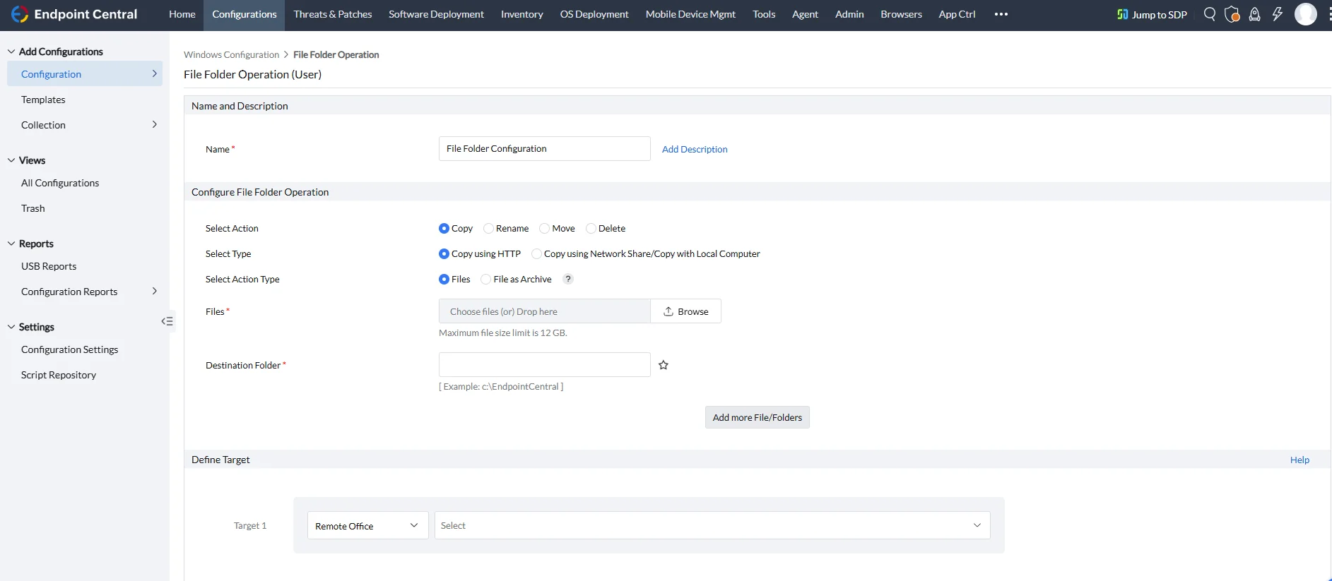 File Folder User Configuration File Folder User Configuration