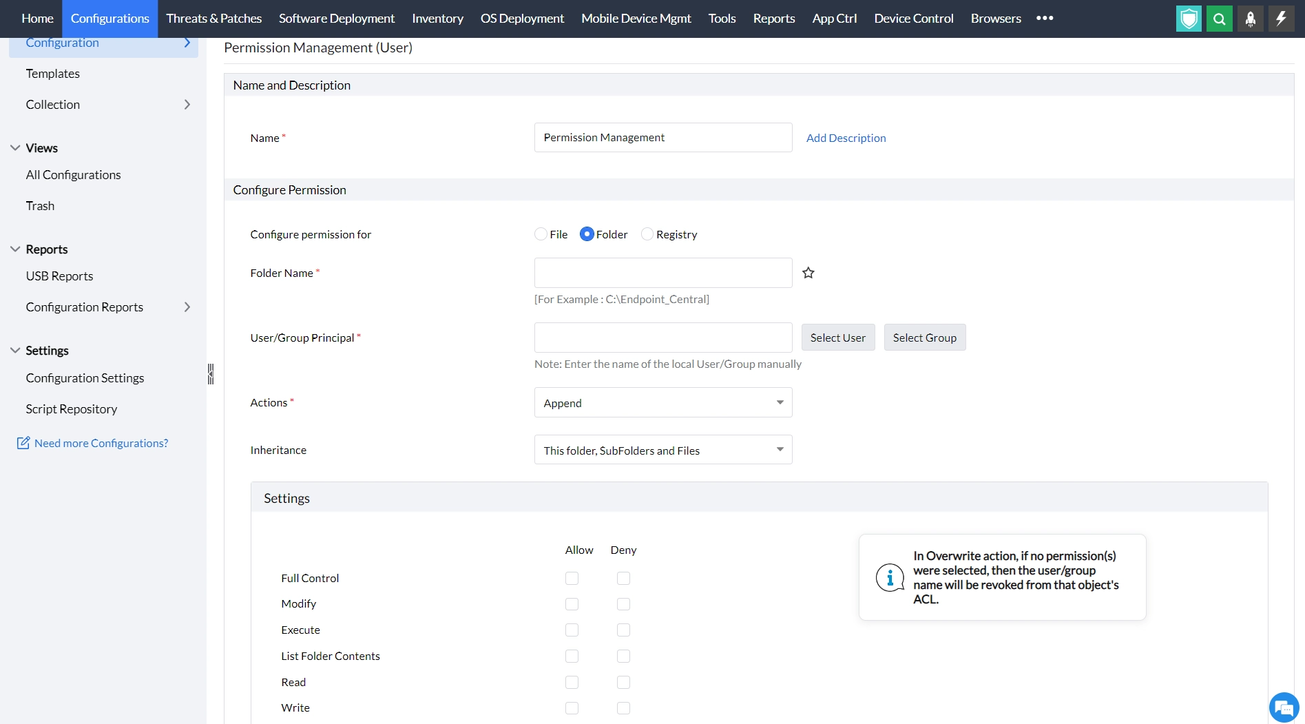 configuration-management screenshot configuration-management screenshot