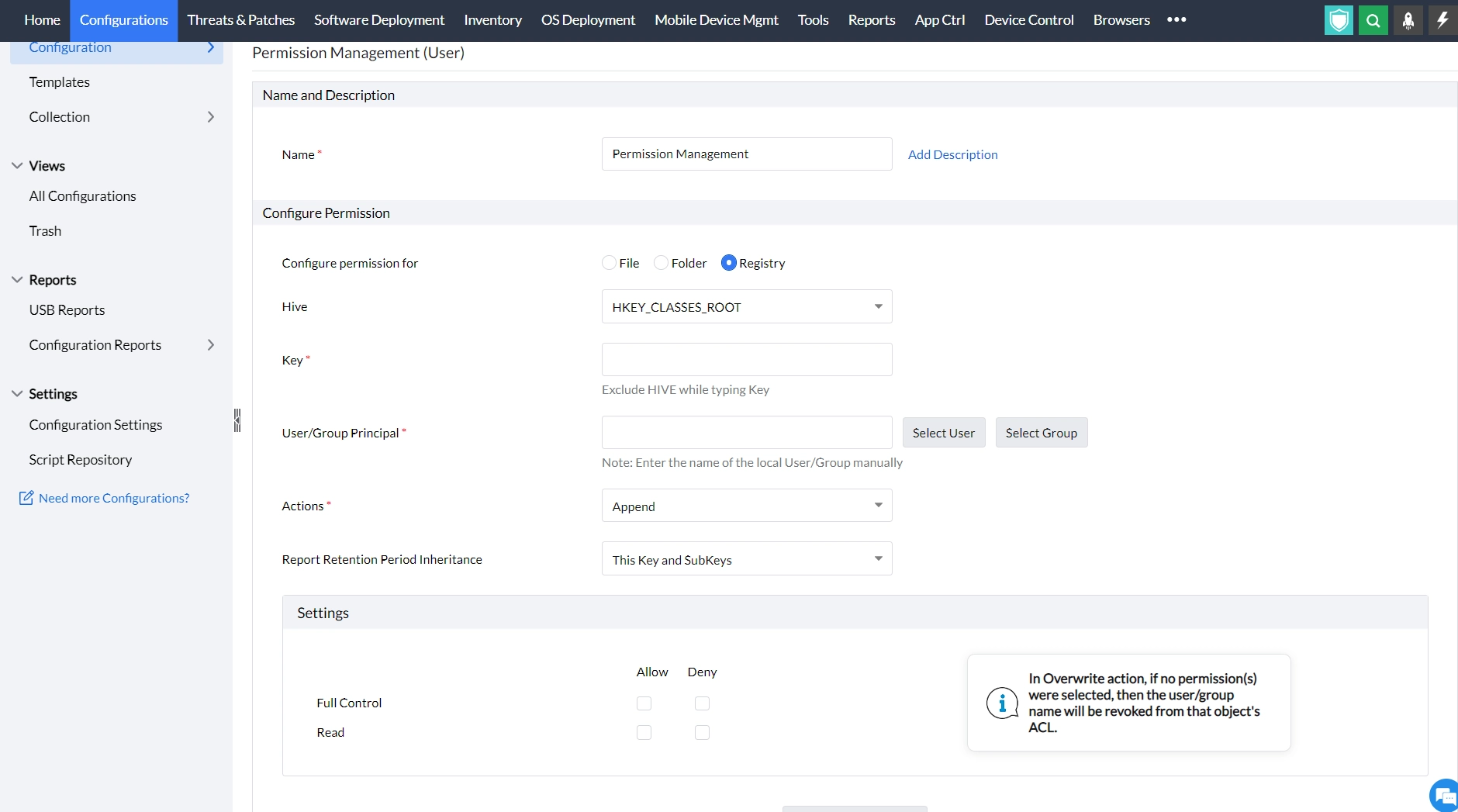 configuration-management screenshot configuration-management screenshot