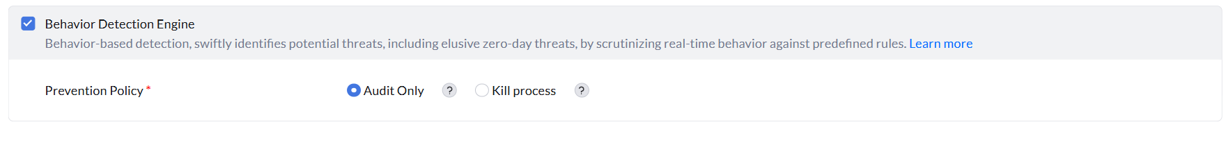 Behavior Detection Engine