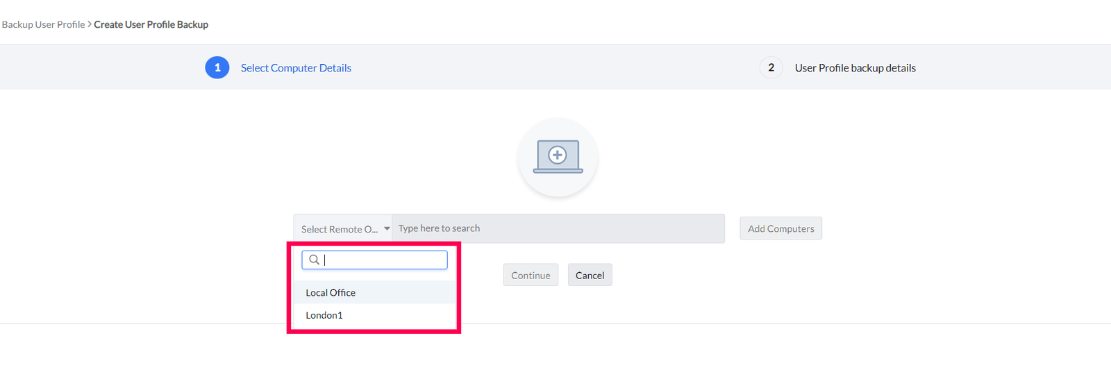 User profile back-up - OS Deployer User profile back-up - OS Deployer