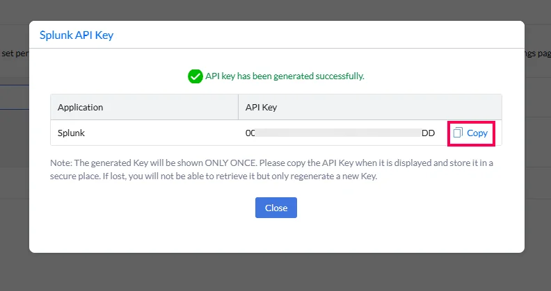 Copy API Key Copy API Key