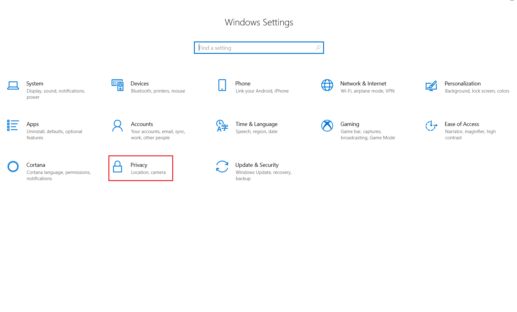 Enable Location services for Geolocation tracking Enable Location services for Geolocation tracking