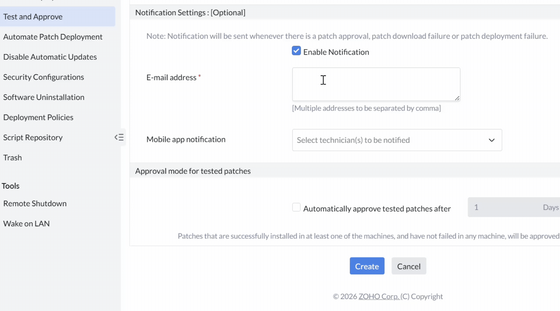 Notification Settings