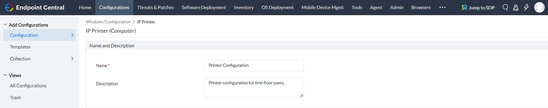 Printer Configuration Printer Configuration | Computer Configuration
