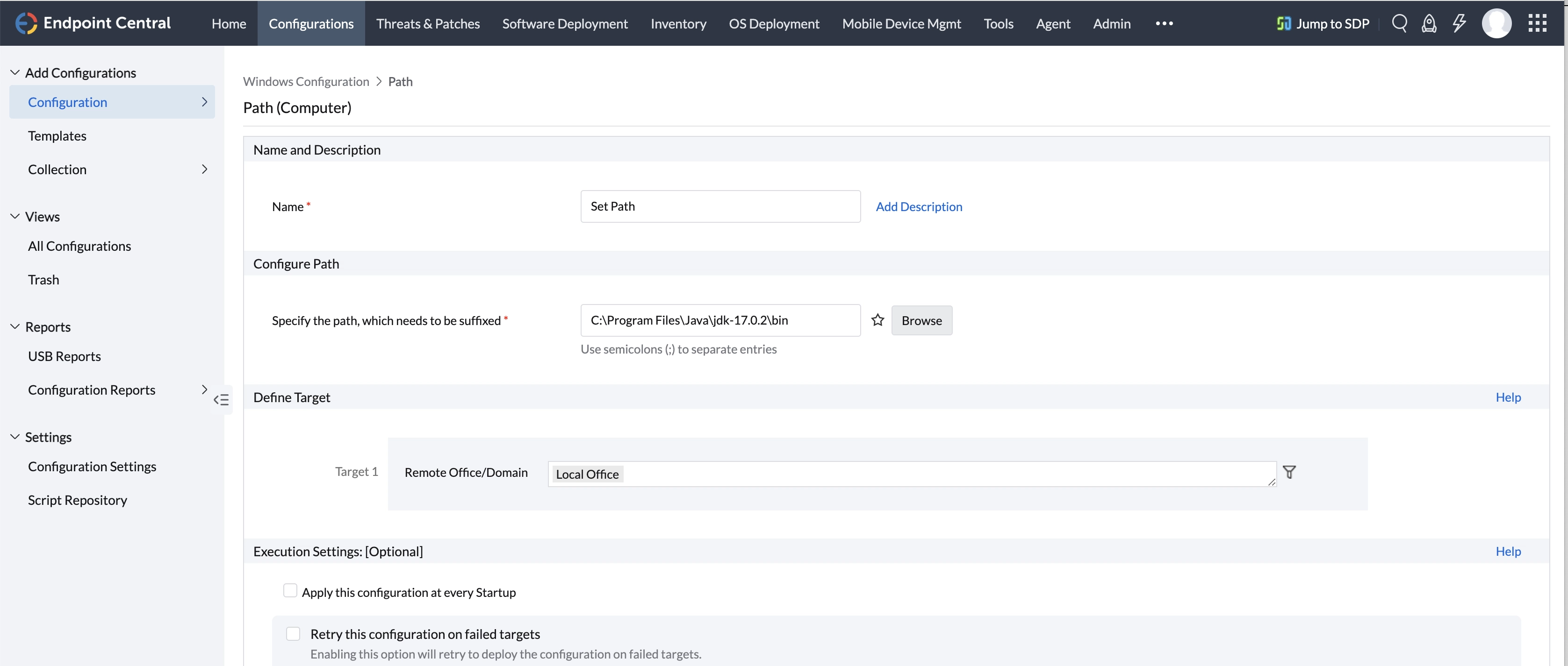 Example Configuration