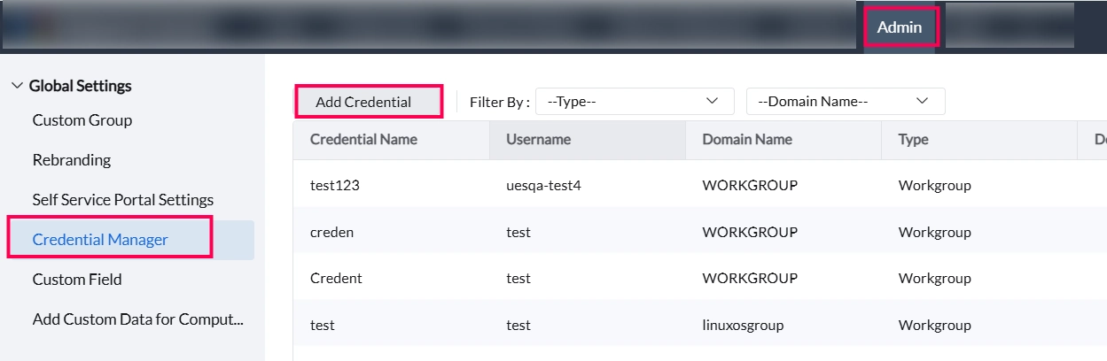 credential manager navigation credential manager navigation
