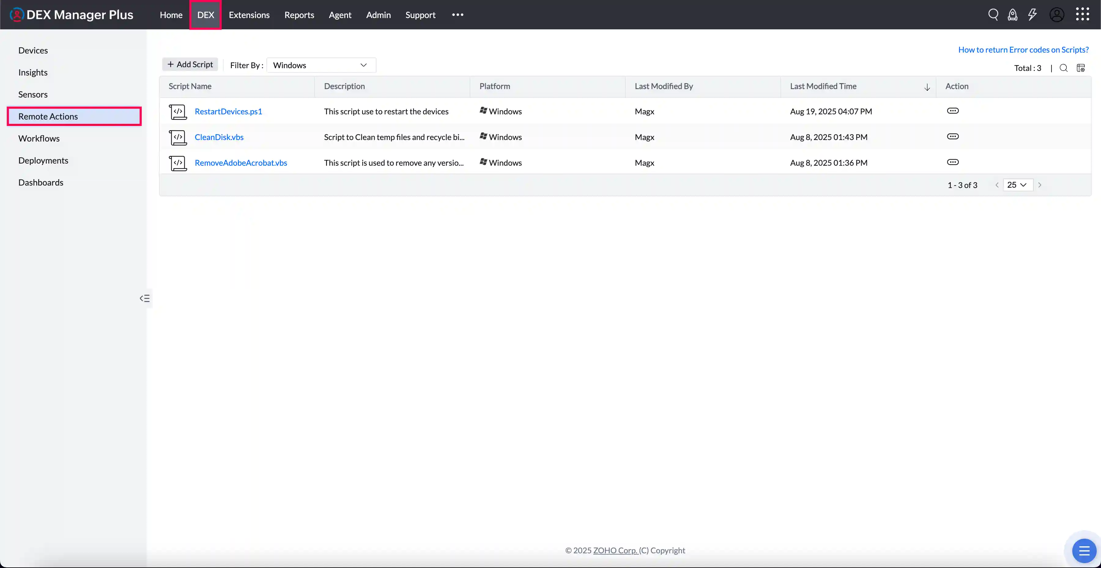 navigating to remote actions remote action images