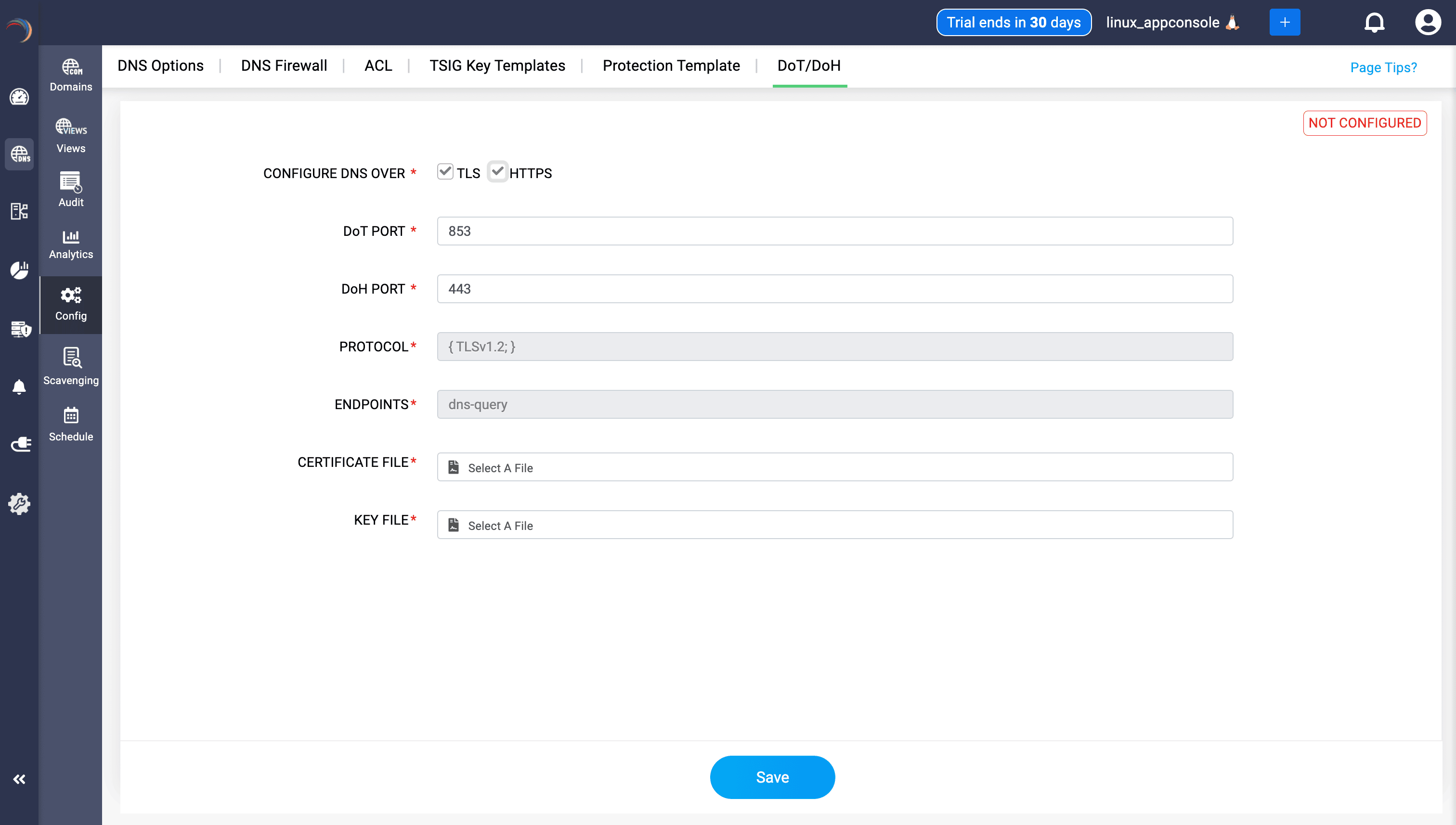 DDI Central - DNS threat detection and response
