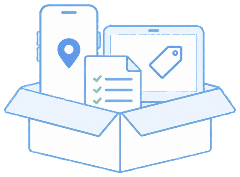 A live hardware, app, and policy inventory ready for export