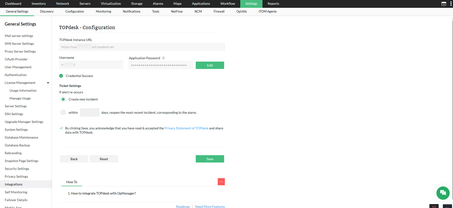 Opmanager-TOPdesk