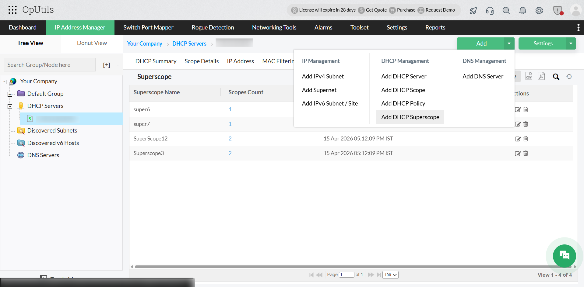 DHCP superscope 2
