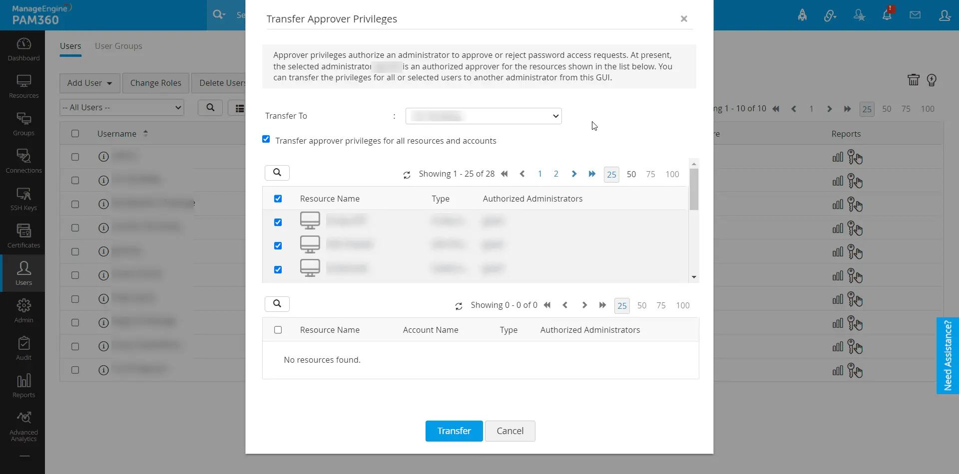 transfer-approver-privileges