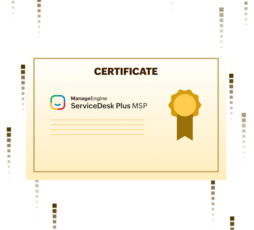 ServiceDesk Plus Cloud Certificate