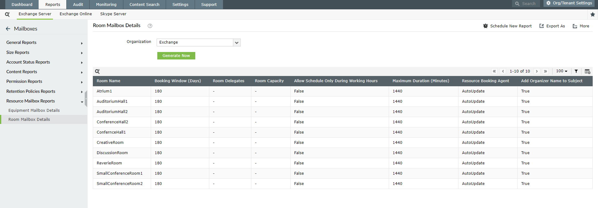 Donn&eacute;es de la bo&icirc;te aux lettres de pi&egrave;ce