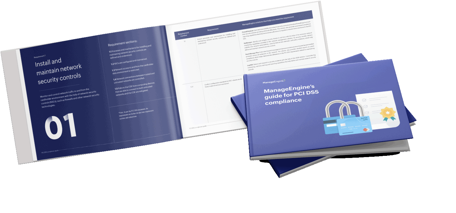ManageEngine's guide for PCI DSS v4.0 compliance