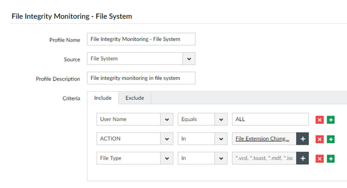 file integrity monitoring