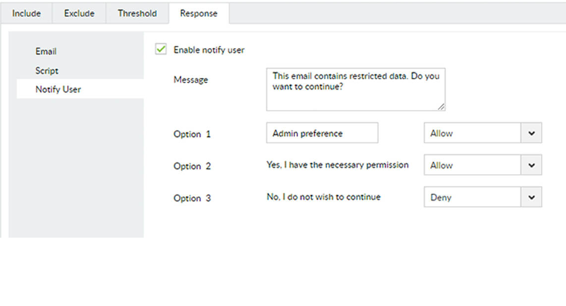 data loss prevention alerts