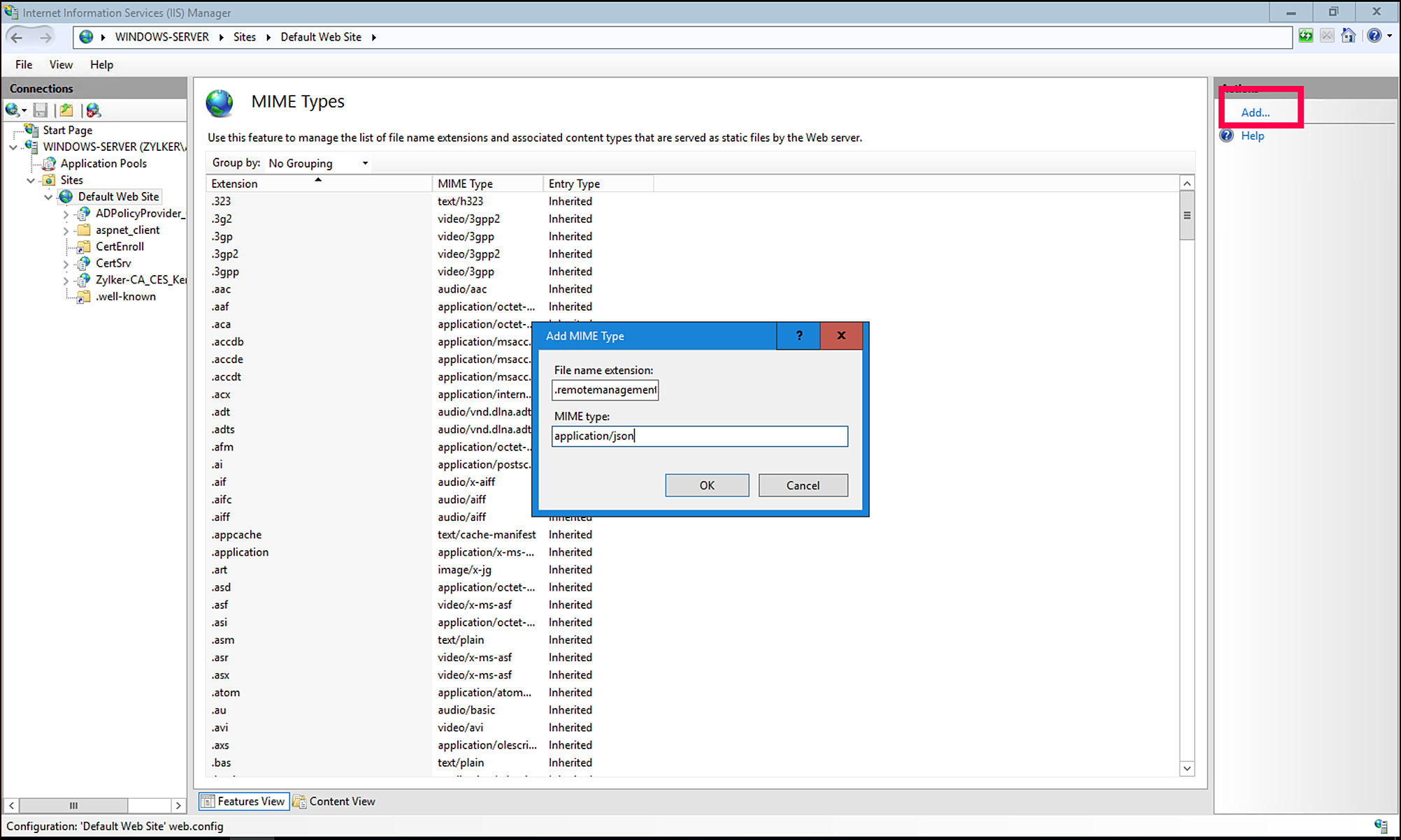 How to Configure Service Discovery URL for Apple User Enrollment Using Windows IIS Server? illustration 8