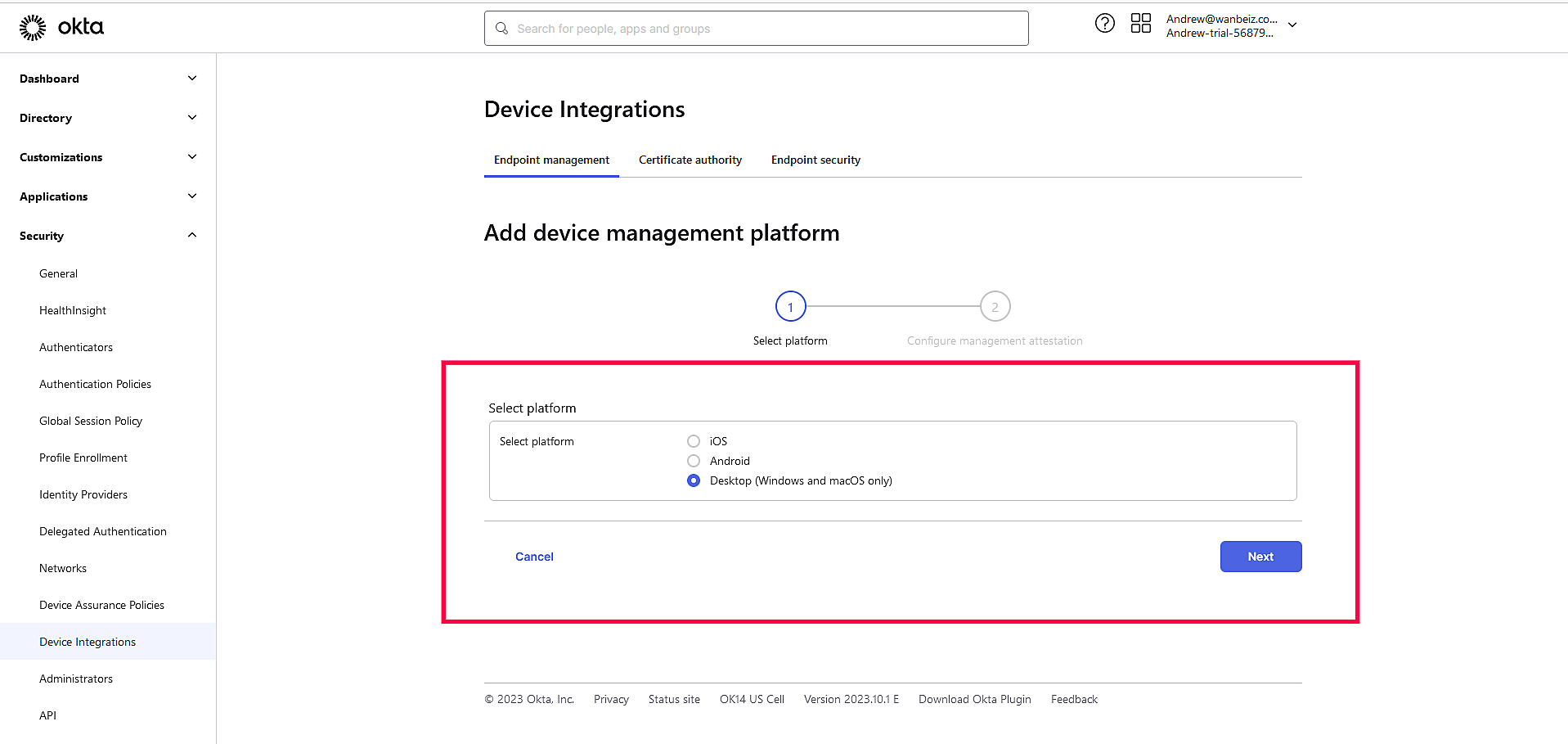 How to attain Okta Device Attestation for macOS devices? illustration 4