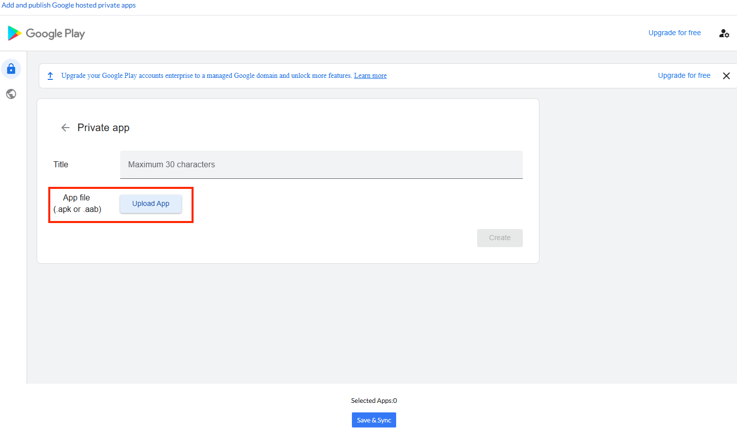 How to publish Enterprise apps as Private Play Store apps directly from the MDM Console? illustration 3