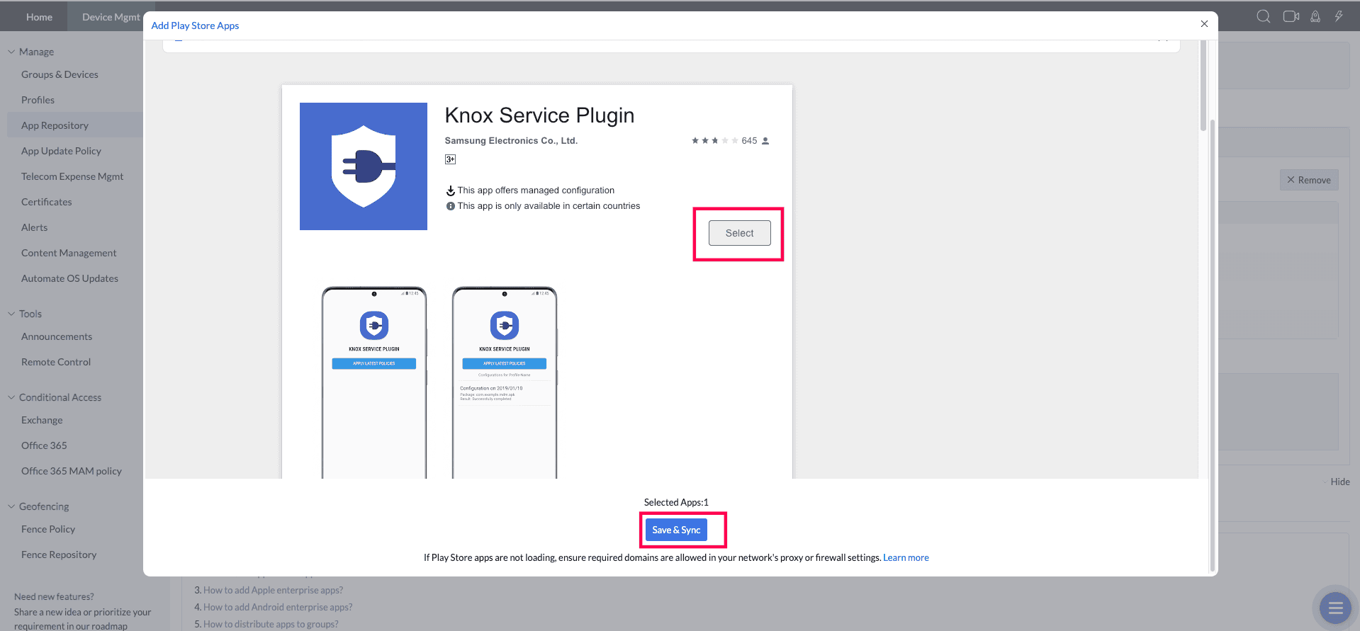 How to Integrate MDM with Samsung eFOTA? illustration 4