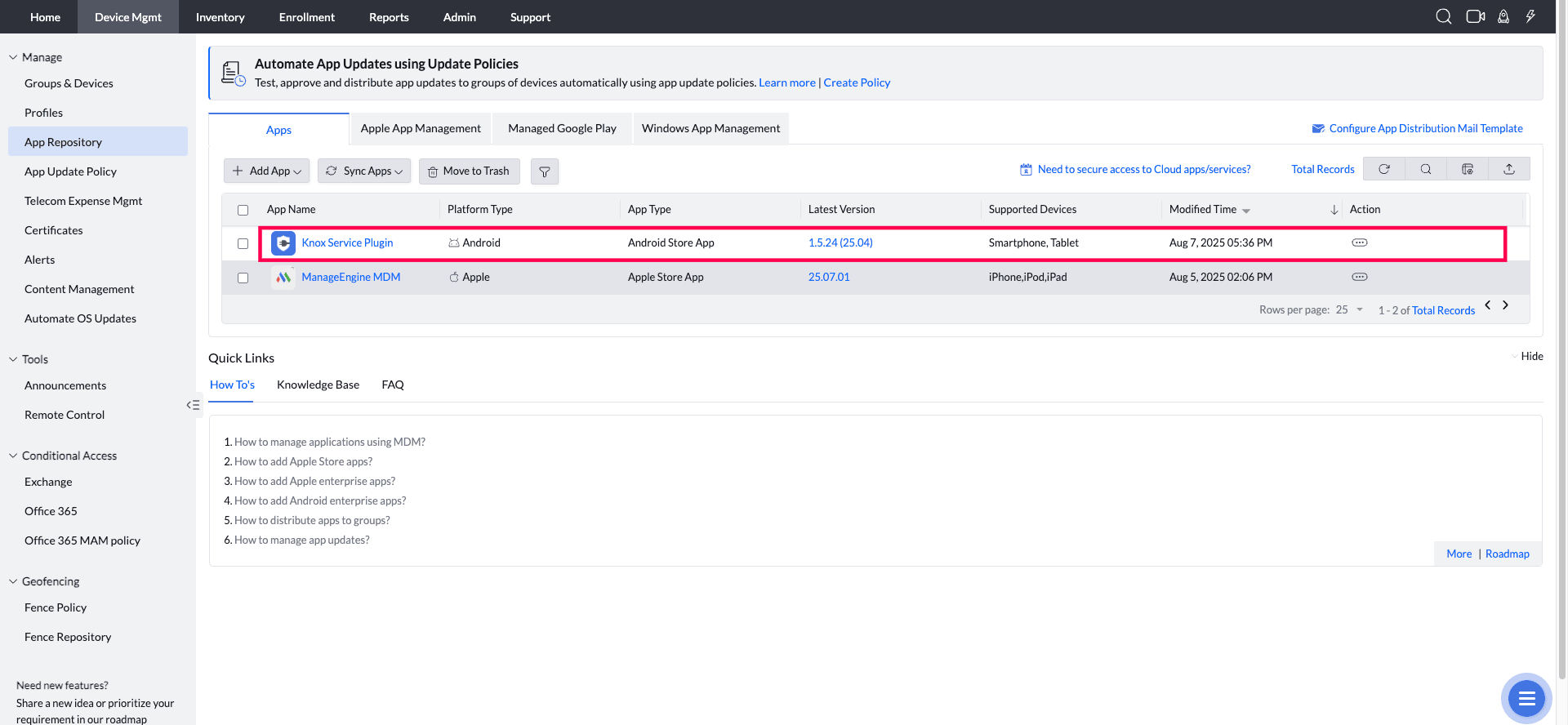 How to Integrate MDM with Samsung eFOTA? illustration 5