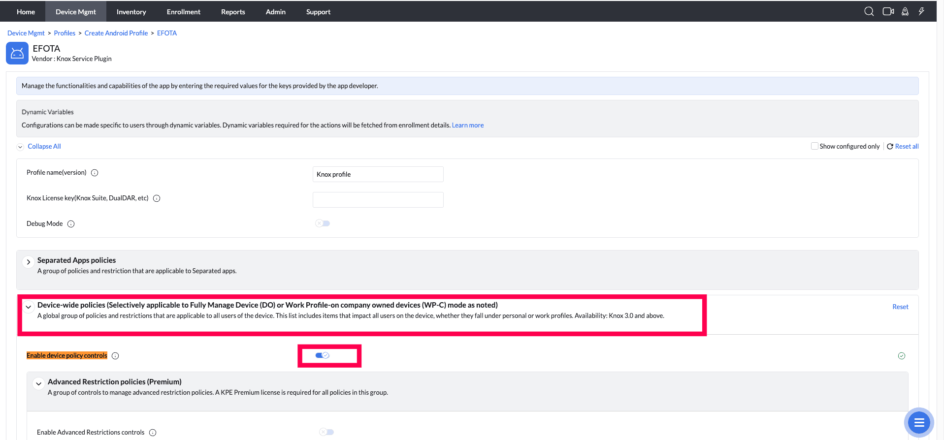 How to Integrate MDM with Samsung eFOTA? illustration 8