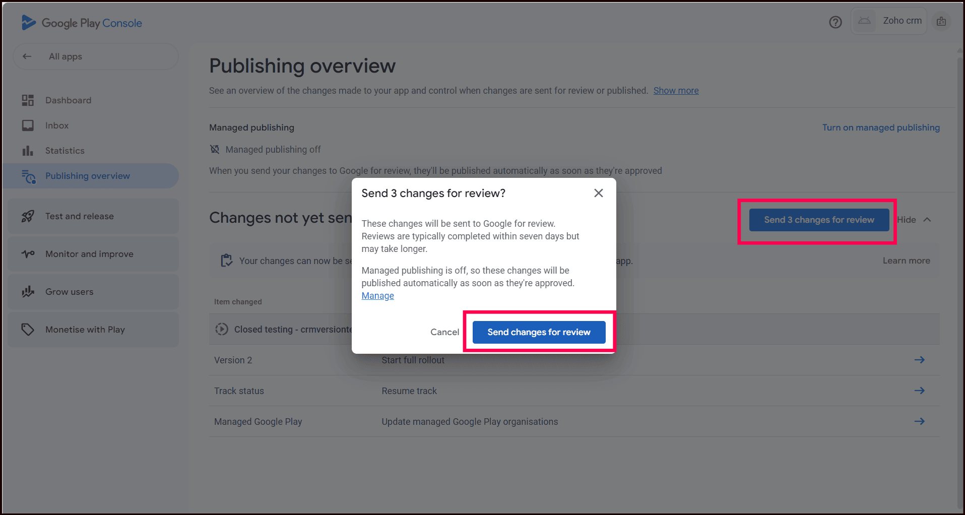 How to manage multiple app tracks in Google Play Console for Google hosted private apps? illustration 14