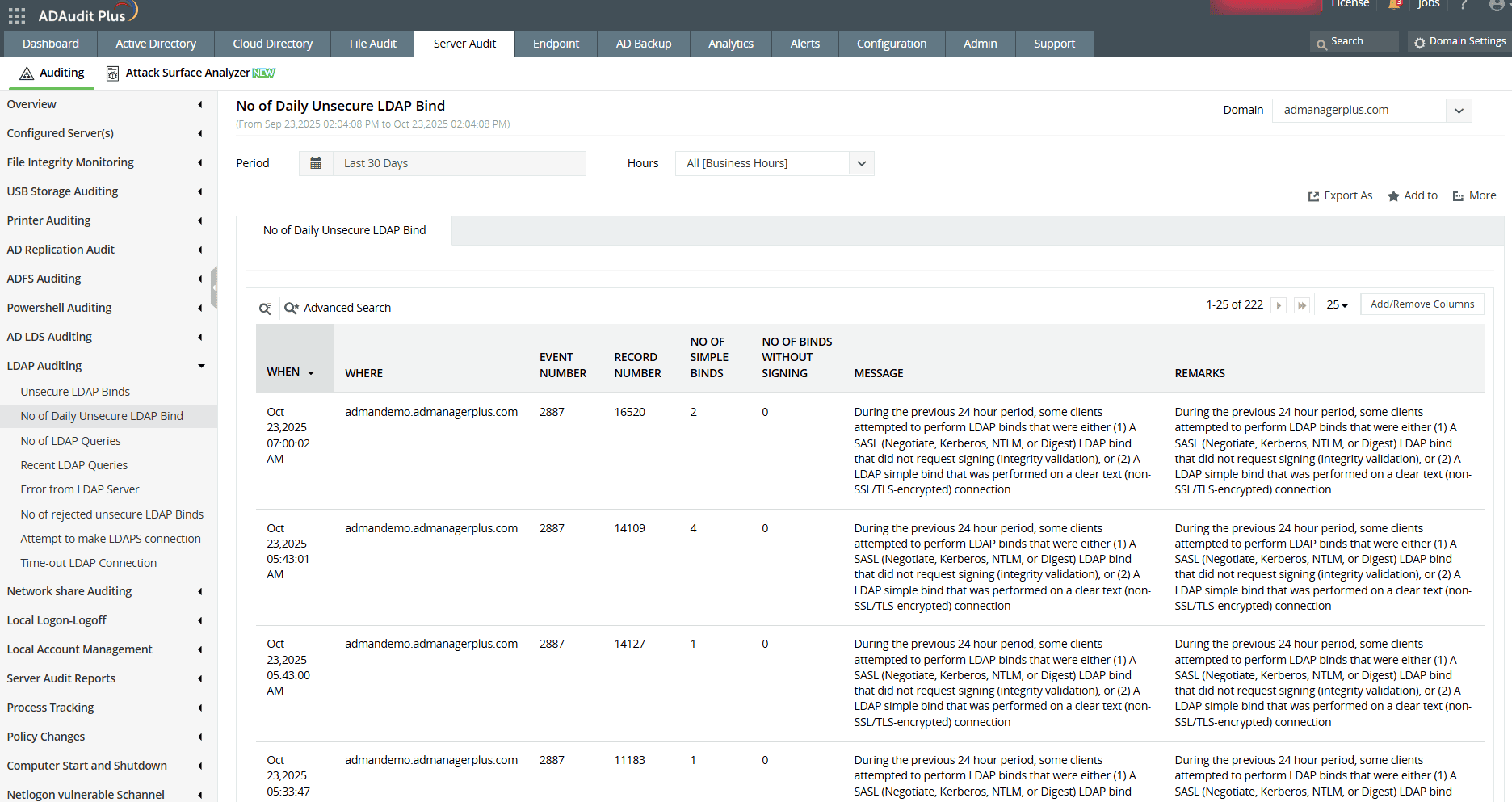 detect-unsecure-ldap-binds-with-adaudit-plus