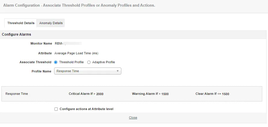 Synthetic monitoring software