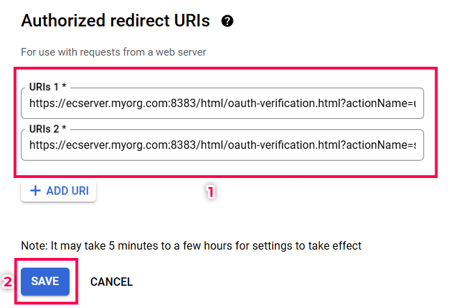 oauth-gcp-redirect-uri configure-mail-server