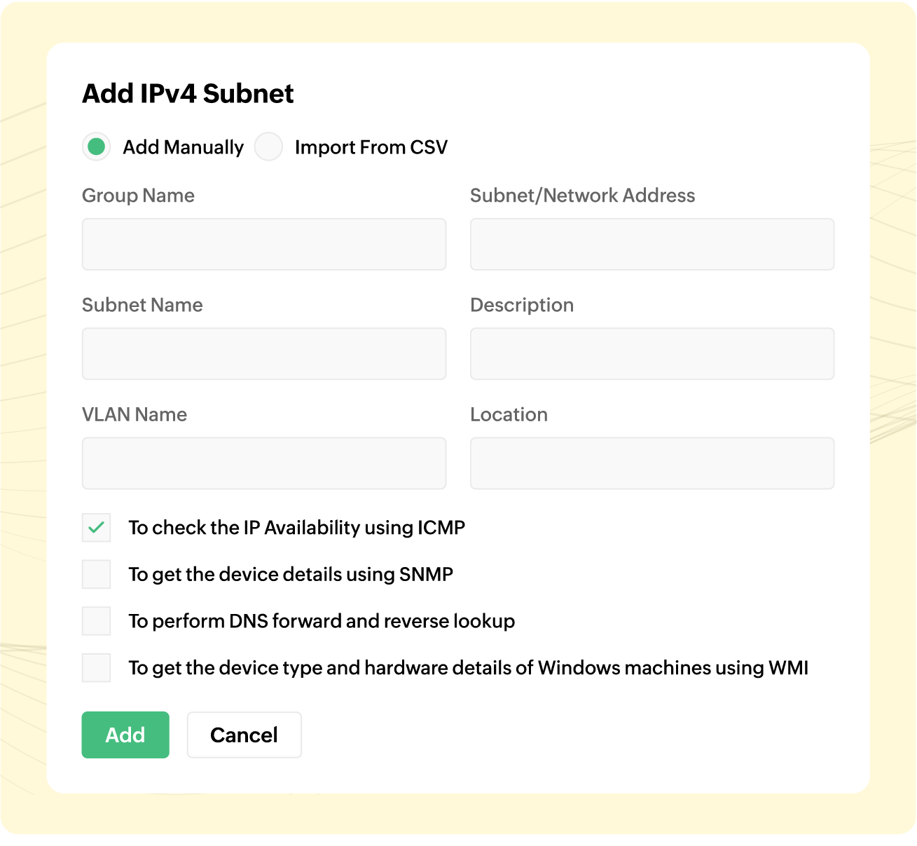 Comprehensive IP discovery