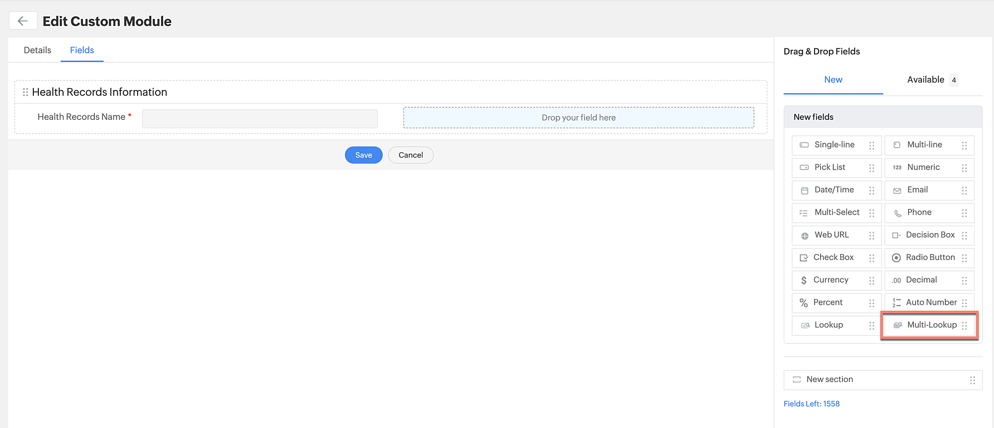 Multi-Lookup Fields in CMDB and Custom Modules