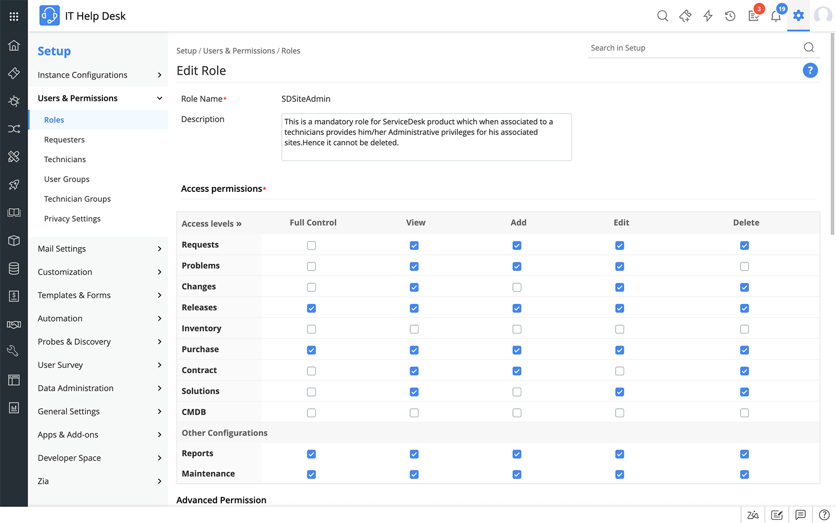 Fine grained authorization