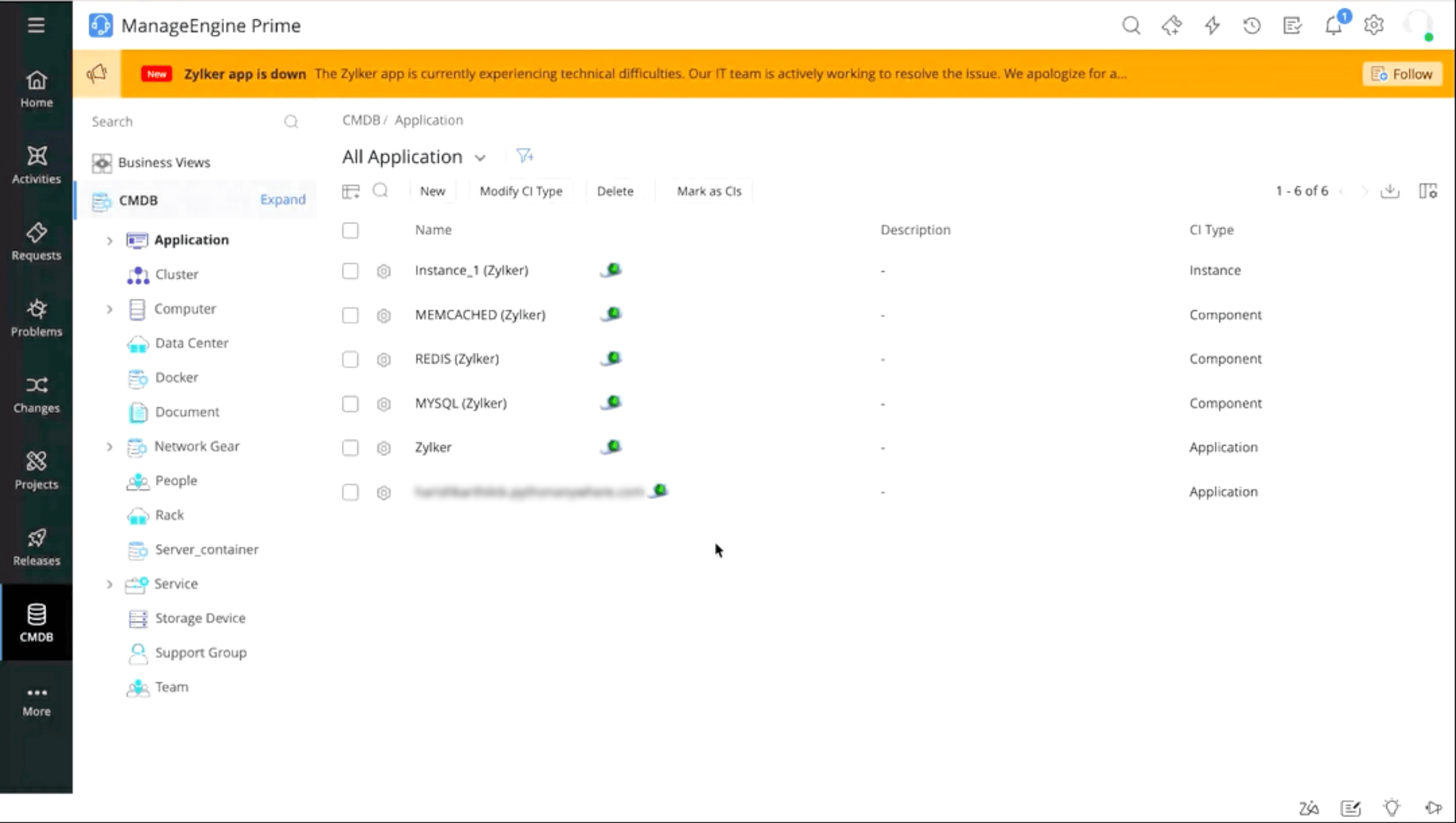 CMDB in ServiceDesk Plus