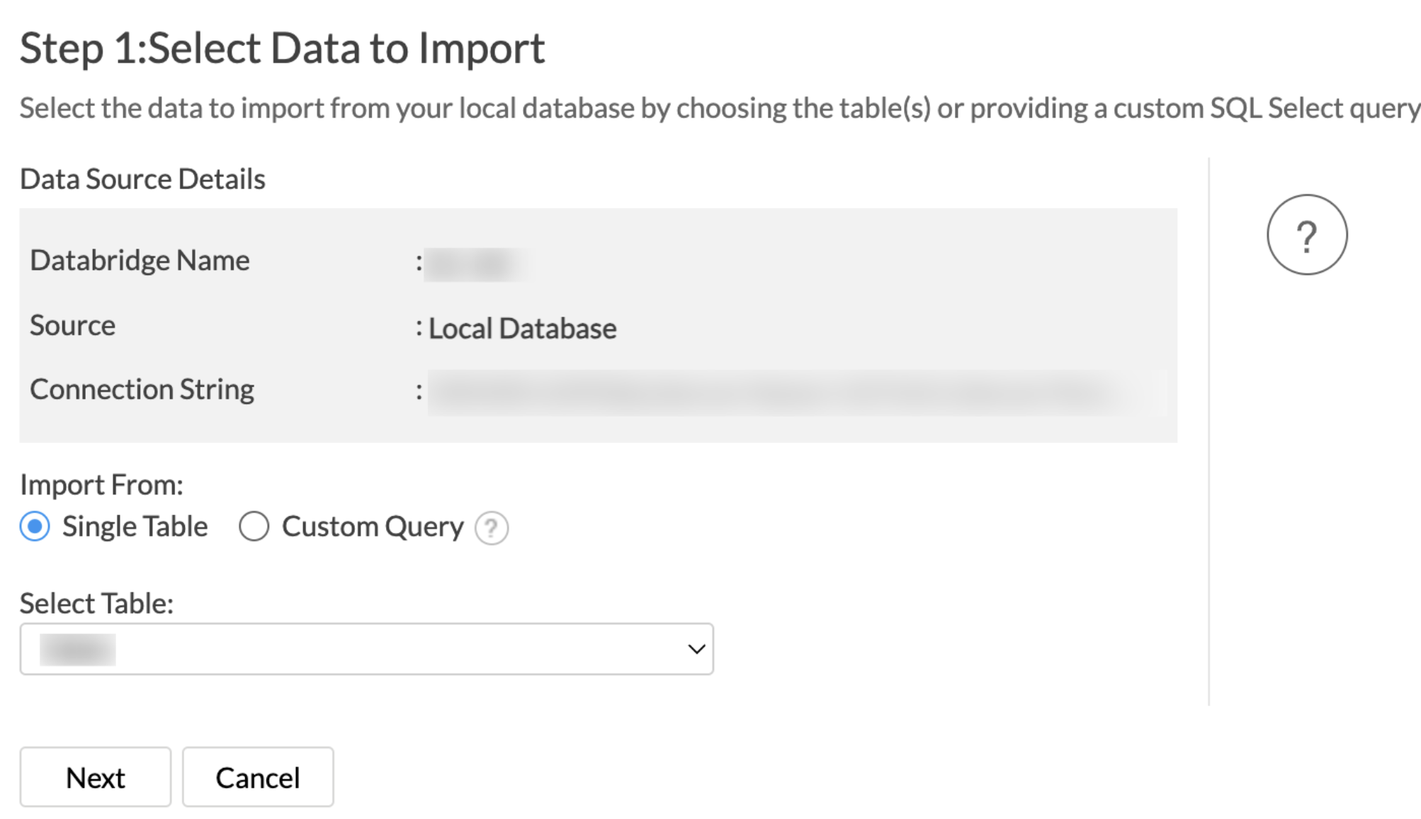 Import data from HFSQL | Analytics Plus Cloud