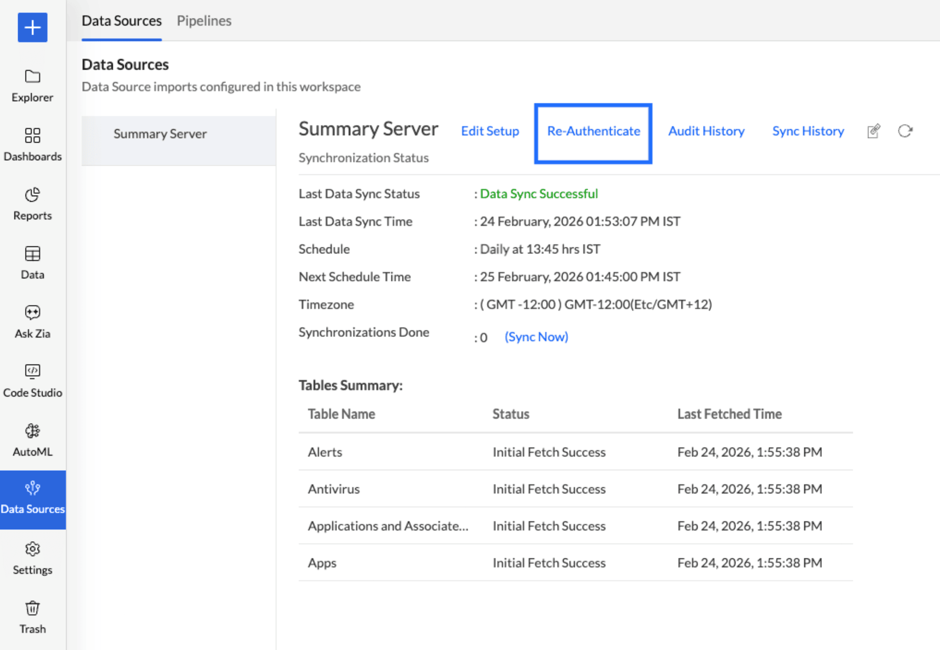 Integration with Endpoint Central Summary Server