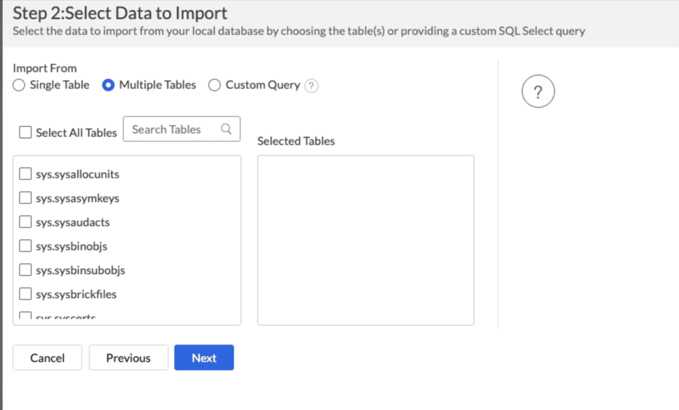 Import data from OLEDB | Analytics Plus Cloud