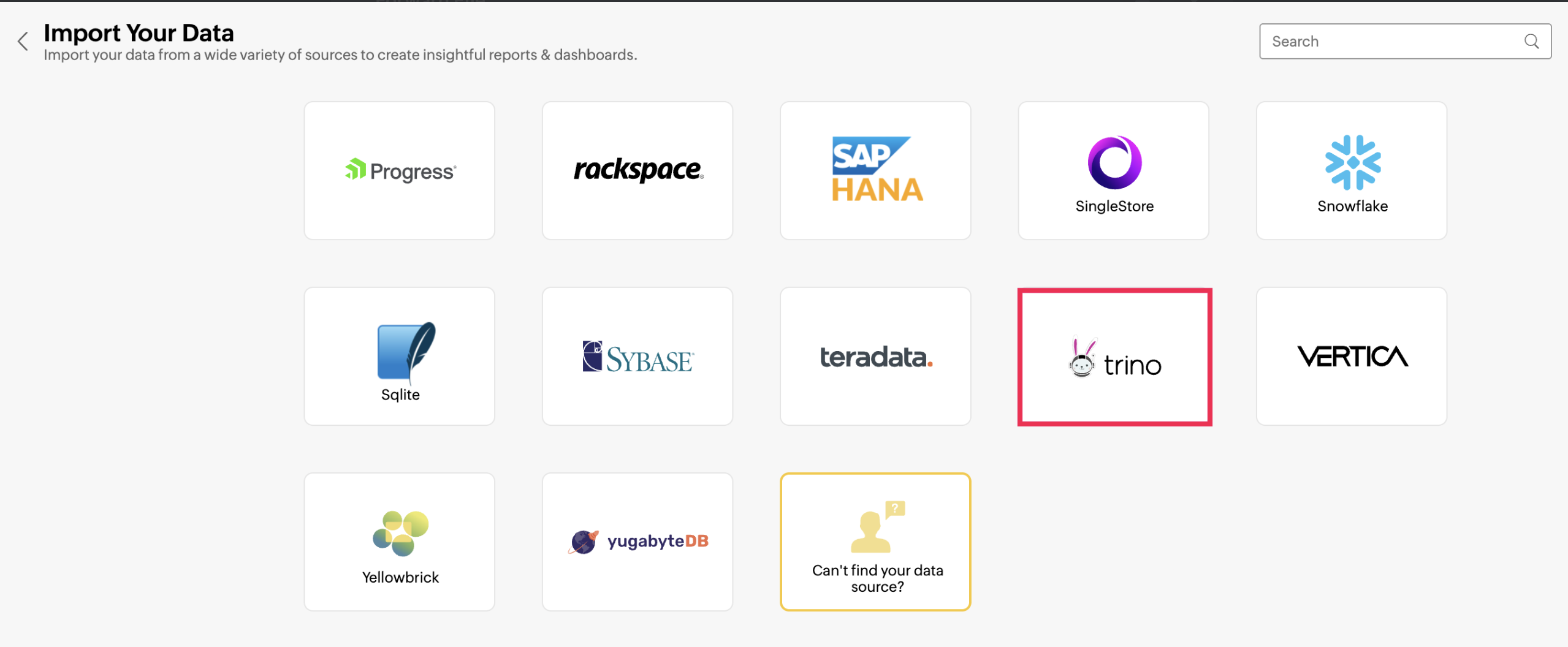 Connect Trino with Analytics Plus