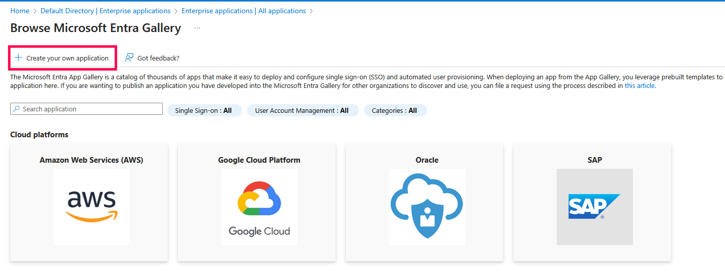 Create Your Own Application