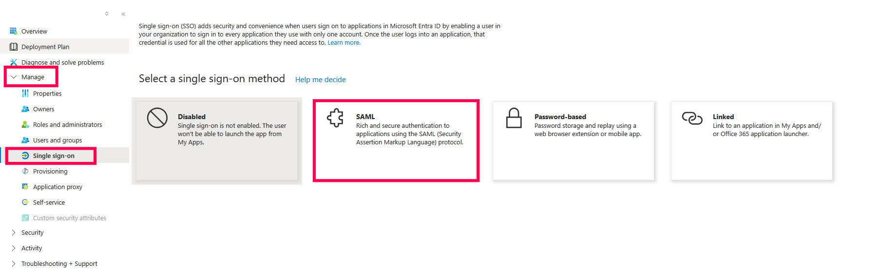 SAML Configuration