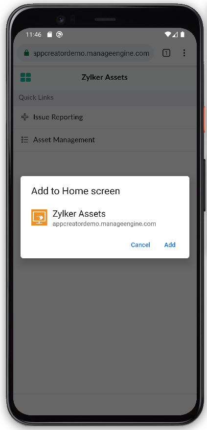 Android - Add app to Home screen