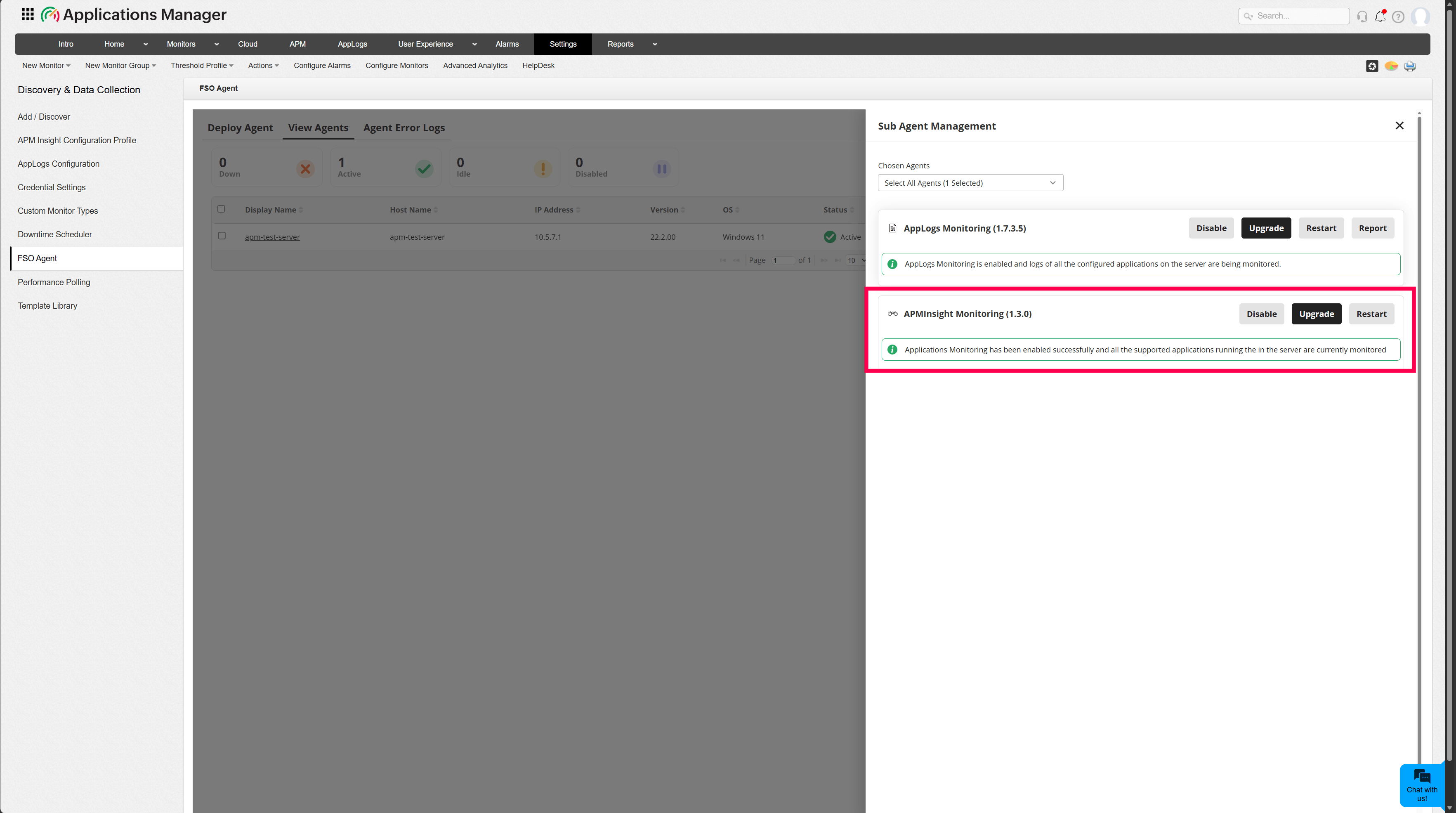 Disable APM Insight AutoProfiler | Applications Manager Disable APM Insight AutoProfiler | Applications Manager