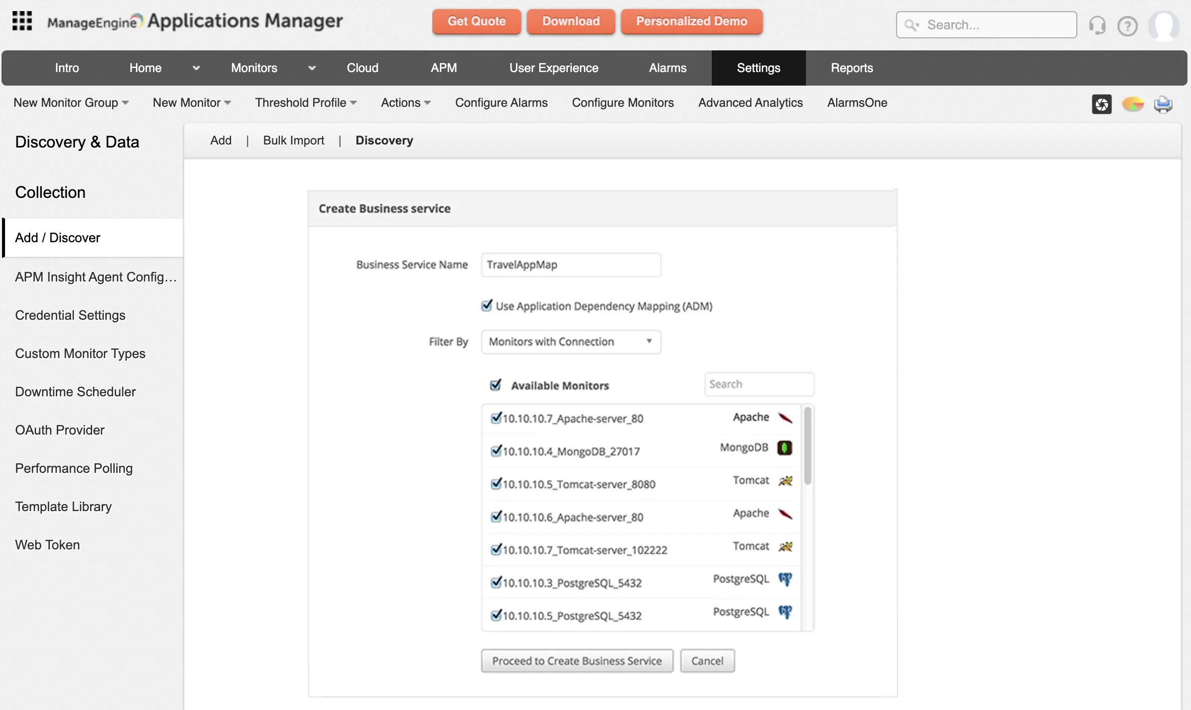 Intelligent Application Discovery (ADDM) Enhancements