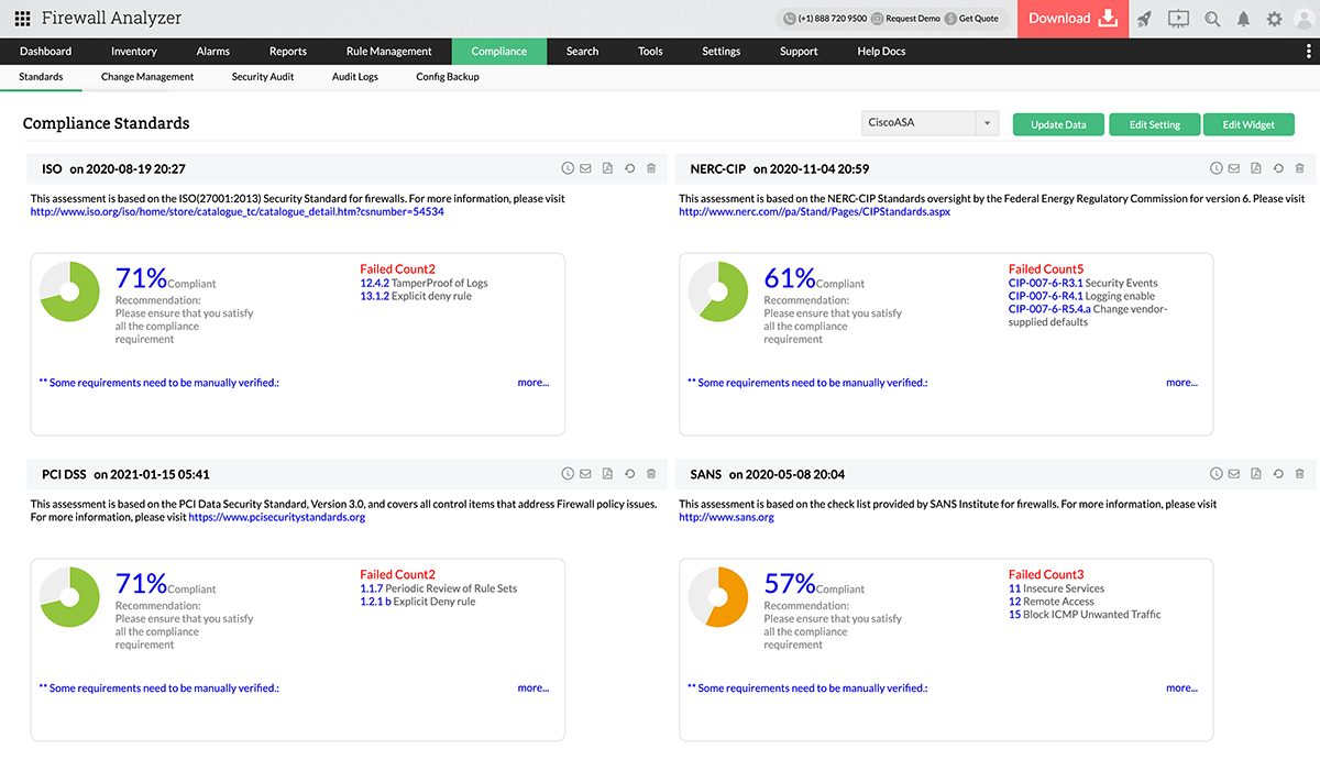 Cisco Firewall Rule Analyzer - ManageEngine Firewall Analyzer