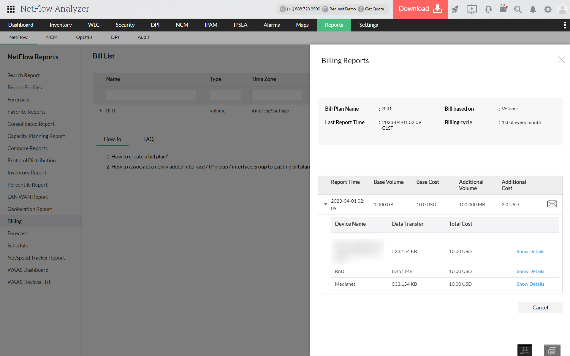 NetFlow Traffic Reporting - ManageEngine NetFlow Analyzer