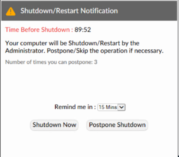 How to restart remote computer