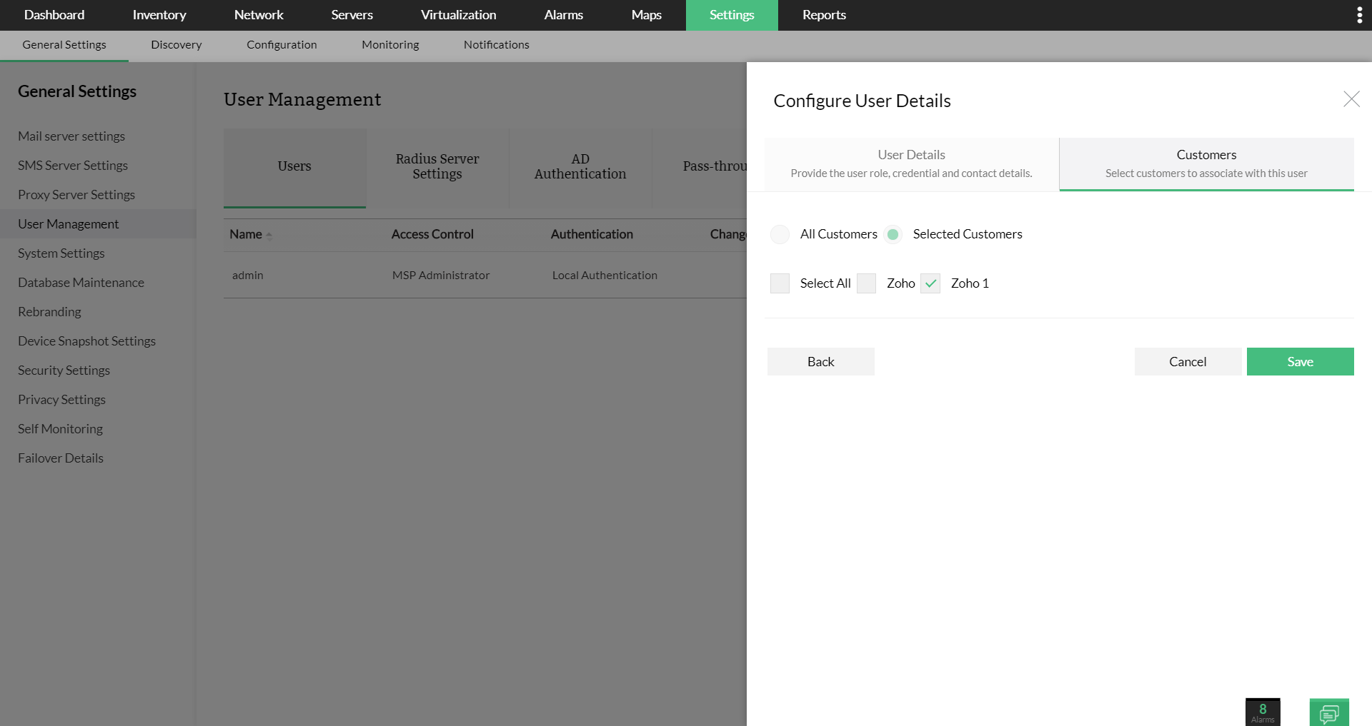 Server Monitoring MSP - ManageEngine OpManager MSP