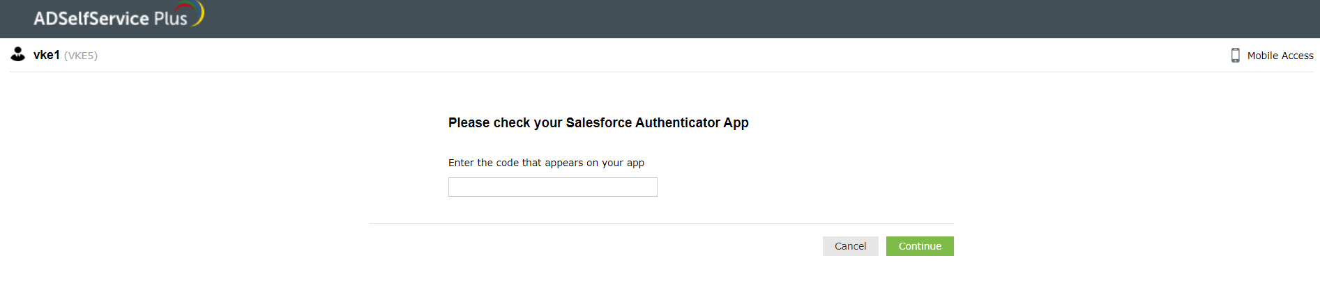 Configurando o Salesforce Authenticator para verificação de identidade
